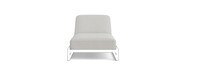 Sanibel Outdoor Chaise Basket Weave Cushion - Stone