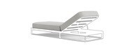Sanibel Outdoor Chaise Basket Weave Cushion - Stone