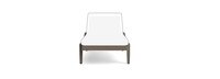 Del Mar Outdoor Chaise Frame - Weathered Teak