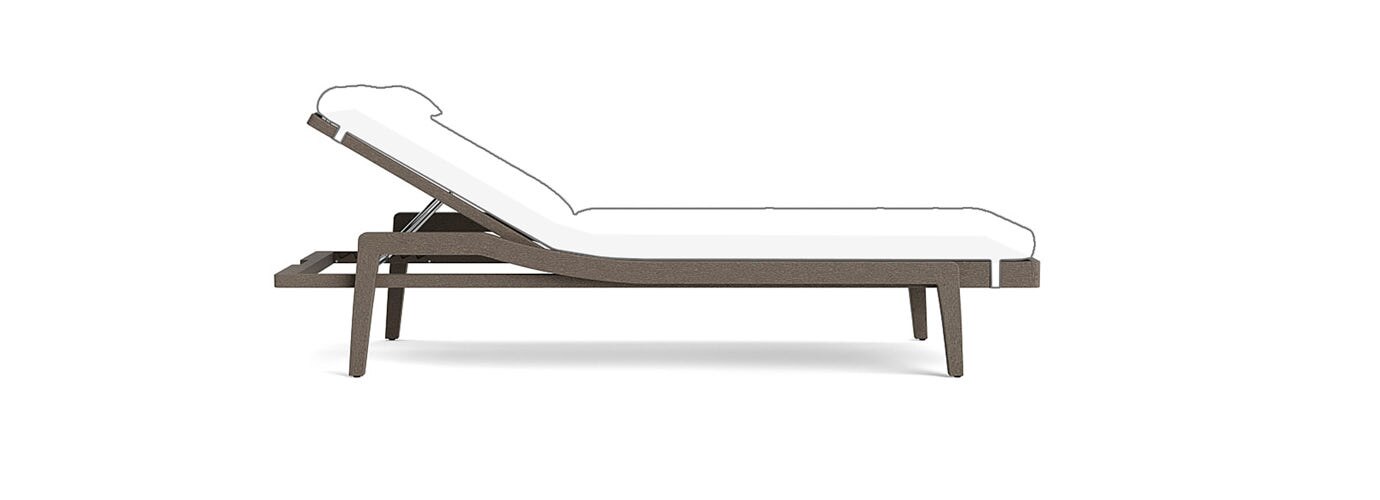 Del Mar Outdoor Chaise Frame - Thumbnail 2