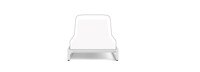 Sanibel Outdoor Chaise Frame - White