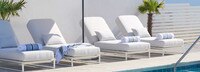 Sanibel Outdoor Chaise Frame - White