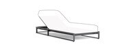 Sanibel Outdoor Chaise Frame - Zinc