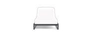 Sanibel Outdoor Chaise Frame - Zinc