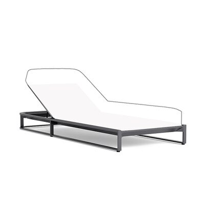 Sanibel Outdoor Chaise Frame - Zinc
