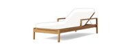 Santorini Outdoor Pool Chaise Frame - Natural Teak