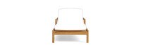 Santorini Outdoor Pool Chaise Frame - Natural Teak