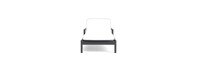 Santorini Outdoor Pool Chaise Frame - Zinc