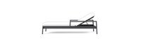 Santorini Outdoor Pool Chaise Frame - Zinc