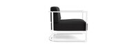 Sanibel Outdoor Club Chair Plain Weave Cushion - Carbon