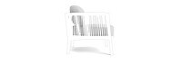 Santorini Outdoor Club Chair Basket Weave Cushions - Oyster
