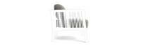 Santorini Outdoor Club Chair Basket Weave Cushions - Taupe Gray