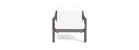 Del Mar Outdoor Club Chair Frame - Weathered Teak