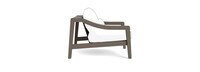 Del Mar Outdoor Club Chair Frame - Weathered Teak