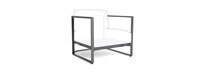 Sanibel Outdoor Club Chair Frame - Zinc