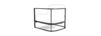 Sanibel Outdoor Club Chair Frame - Zinc