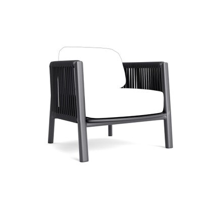 Santorini Outdoor Club Chair Frame - Zinc