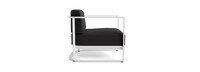 Sanibel Outdoor Club Chair In White - Plain Weave Carbon