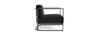 Sanibel Outdoor Club Chair In Zinc - Plain Weave Carbon