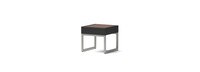 Milo™ Espresso 3 Piece Club Chair & Side Table Set - Sunset Red