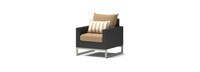 Milo™ Espresso 5 Piece Club Chair Set - Maxim Beige