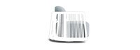 Santorini Outdoor Swivel Chair Plain Weave Cushions - Sky Blue