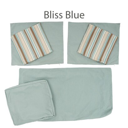 Modular Loveseat and Ottoman Cushion Covers