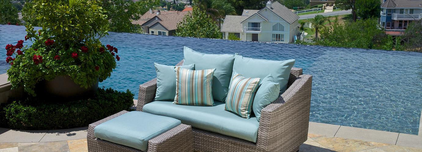 Modular Loveseat and Ottoman Cushion Covers - Thumbnail 4