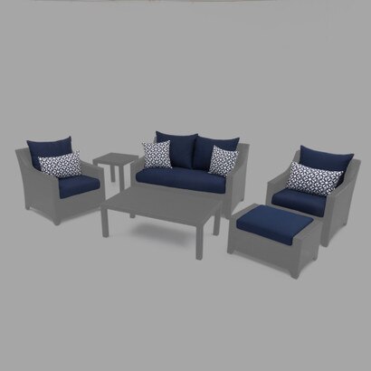 Modular Outdoor 6 Piece Love Cushion Cover Set