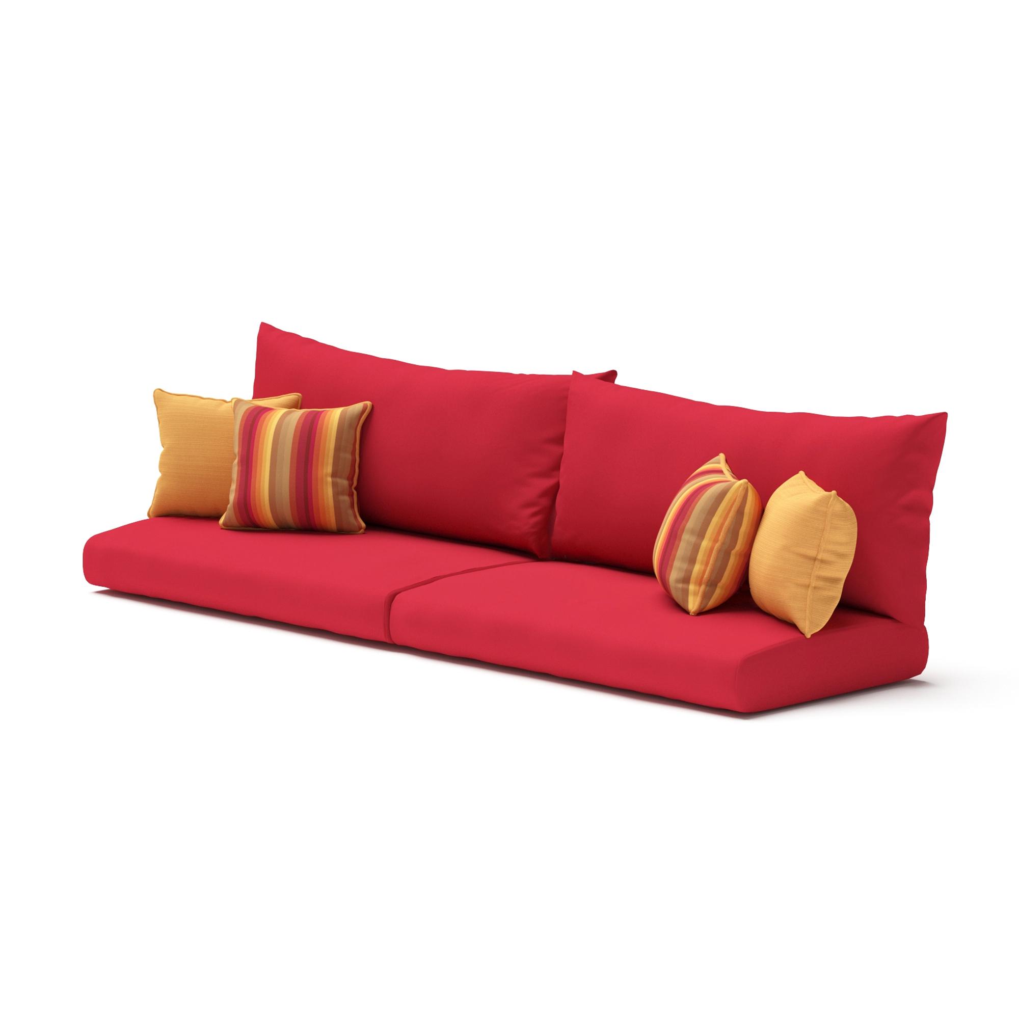 Cushion Cover for 88in Outdoor Sofa - Sunset Red