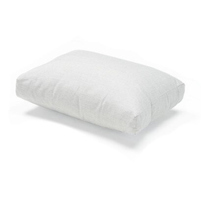 Capri™ Armless Chair Back Cushion - Cast Silver