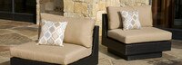 Portofino® Comfort Armless Chair Back Cushion - Heather Beige