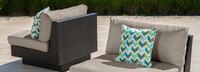 Portofino® Comfort Armless Chair Back Cushion - Taupe Mist