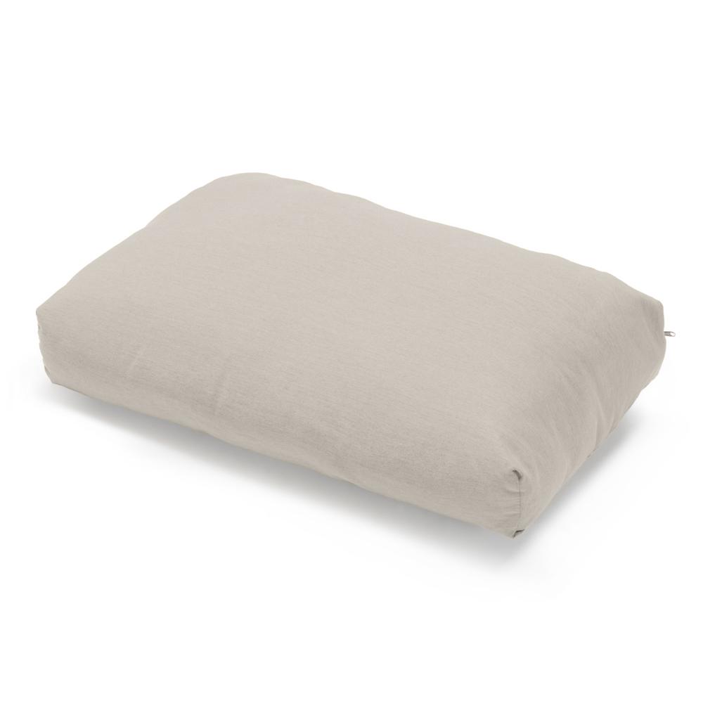 Portofino Comfort Armless Chair Back Cushion - Taupe Mist