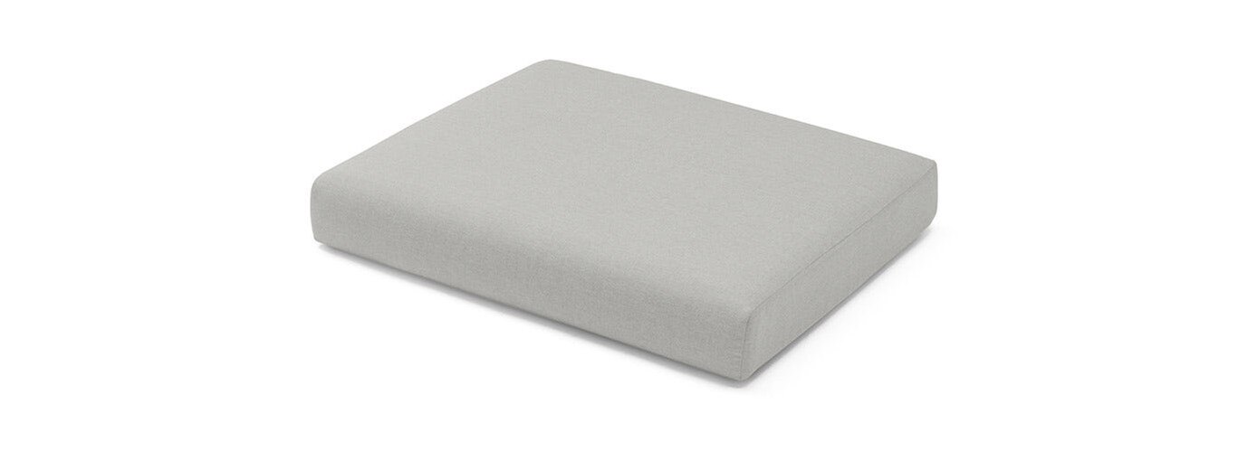 Portofino Repose Armless Chair Base Cushion - Dove Gray