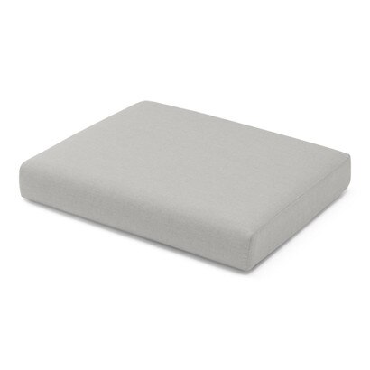 Portofino Repose Armless Chair Base Cushion - Dove Gray