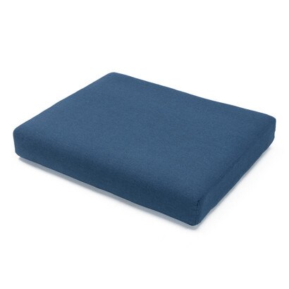 Portofino Repose Armless Chair Base Cushion - Laguna Blue