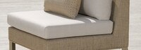 Portofino® Sling Armless Chair Base Cushion - Beige Fennel
