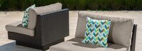 Portofino® Comfort Armless Chair Base Cushion - Taupe Mist