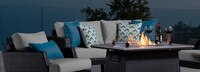 Portofino® Casual 16in Accent Pillow - Prism Lagoon