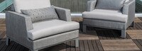 Portofino® Sling Club Chair Base Cushion - Space Gray
