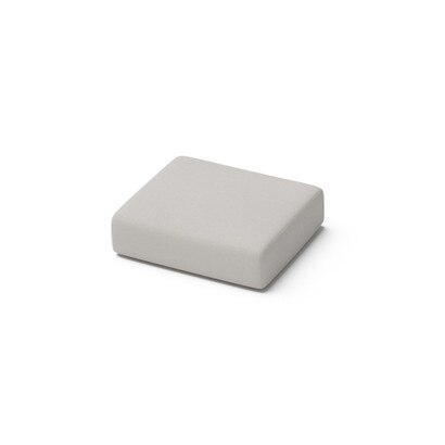 Portofino Repose Club Ottoman Cushion - Dove Gray