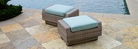 Modular Outdoor Club Ottoman Cushion