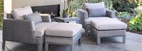 Portofino® Sling Club Ottoman Cushion - Space Gray
