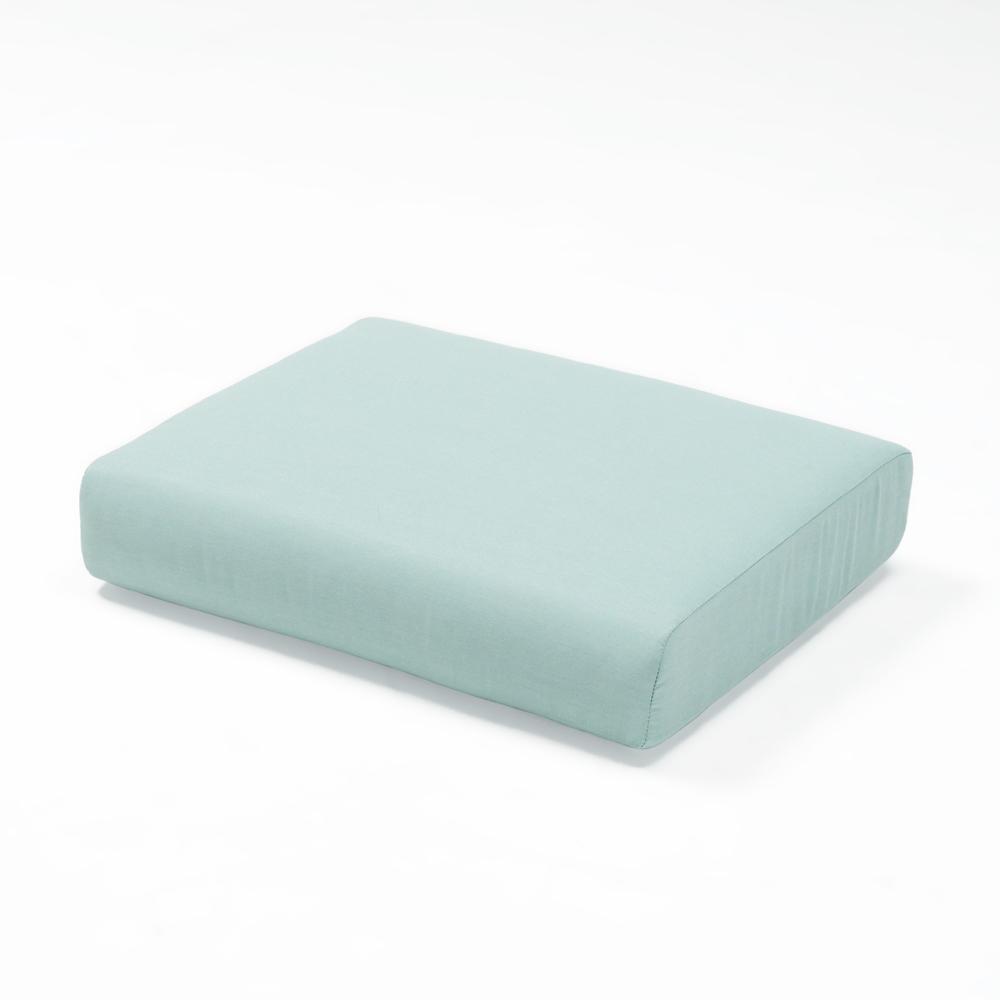 Portofino® Casual Club Ottoman Cushion - Spa Blue