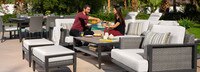 Vistano® Club Ottoman Cushion - Flax