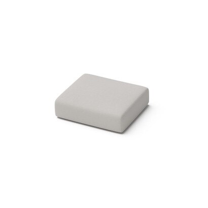 Portofino Repose Open Club Ottoman Cushion - Dove Gray