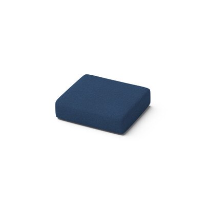 Portofino Repose Open Club Ottoman Cushion - Laguna Blue