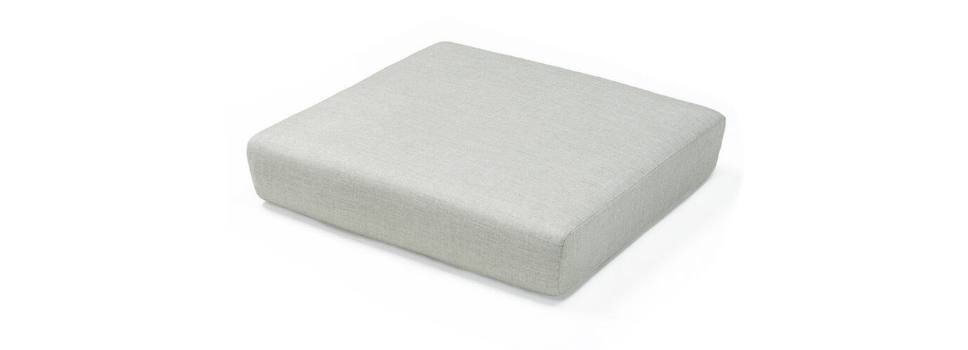 Portofino Repose Corner Chair Base Cushion - Dove Gray