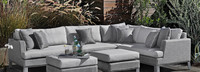 Portofino® Sling Corner Chair Large Back Cushion - Space Gray